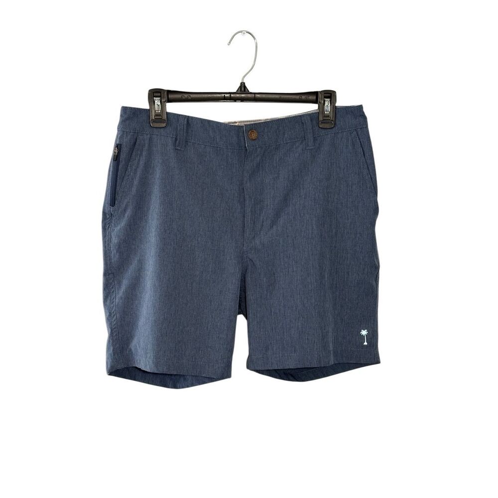 Margaritaville blue moisture wicking hybrid shorts - 32